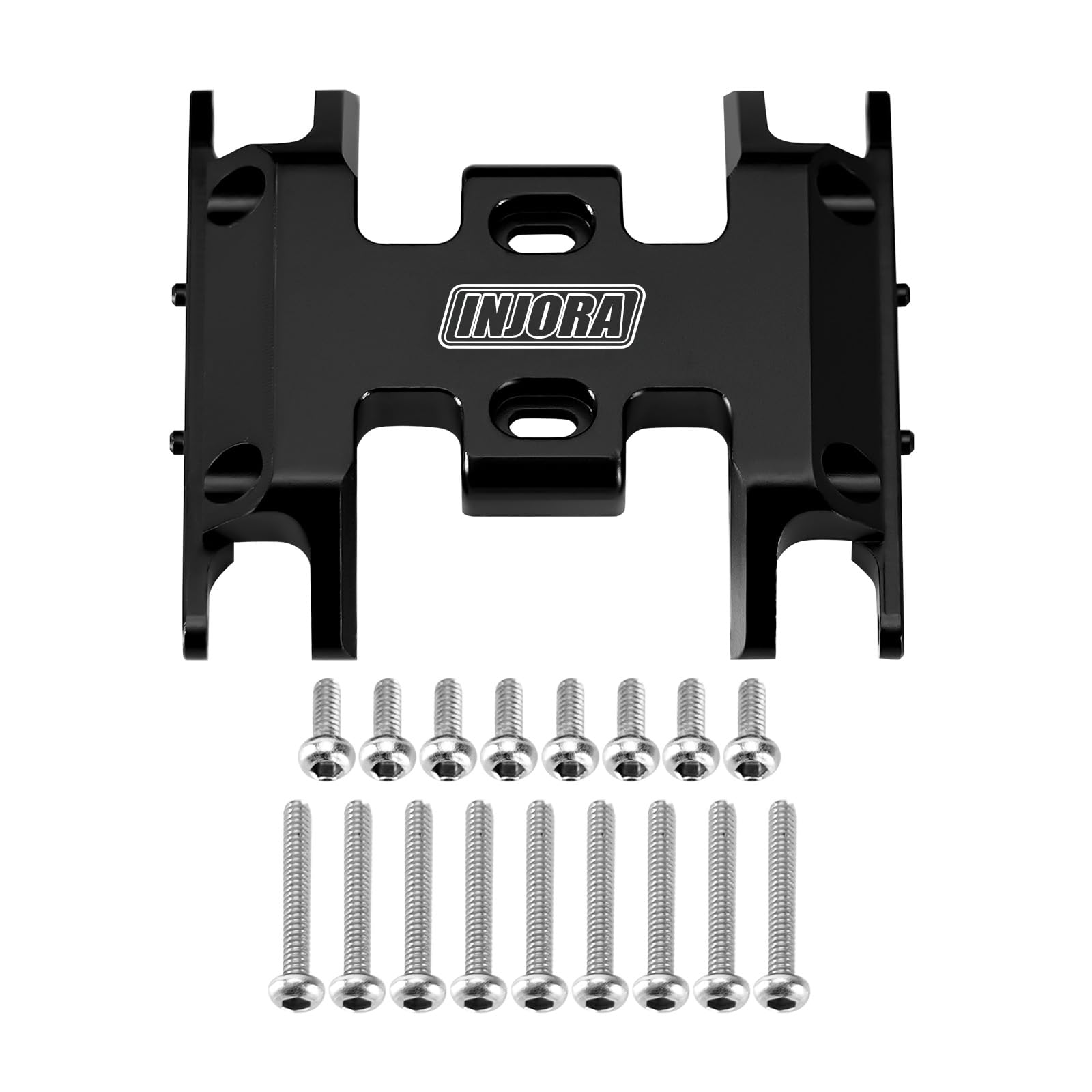 Injora 5.5G Cnc Aluminium Forward & Reverse Skid Plate For 1/24 Rc Crawler Scx24 Upgrade